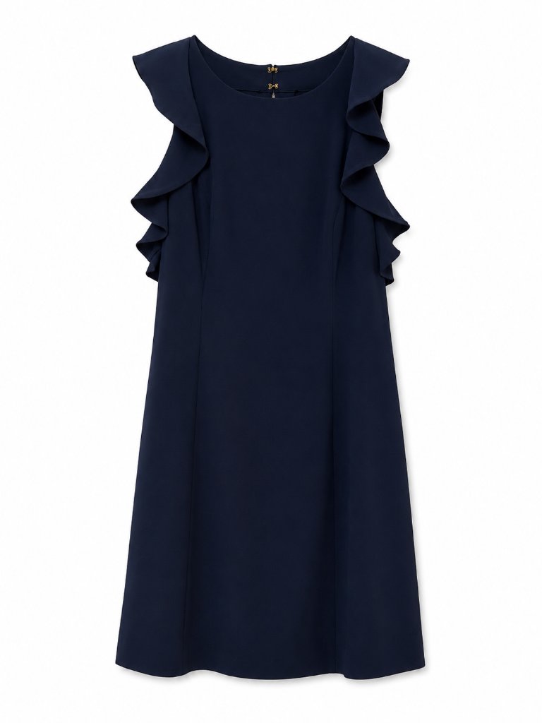 Lilly Pulitzer Britnee Stretch Shift Dress, True Navy Size 2